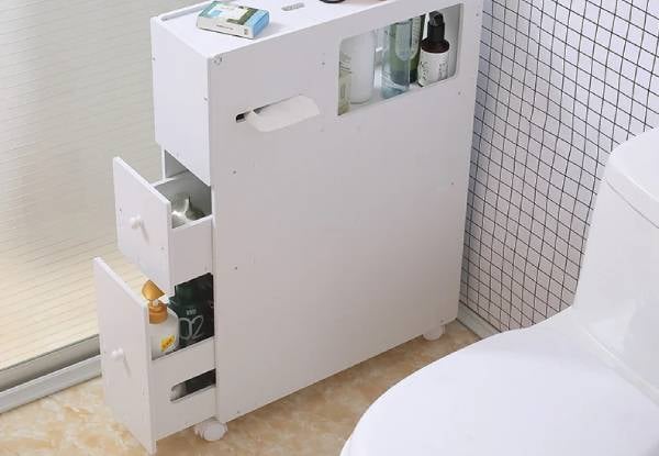 Slide-Out Bathroom Floor Cabinet — photo 3
