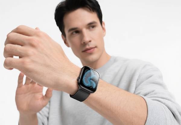 Nexus Pulse IPX6 Water-Resistant Smartwatch iOS Android Black — photo 4