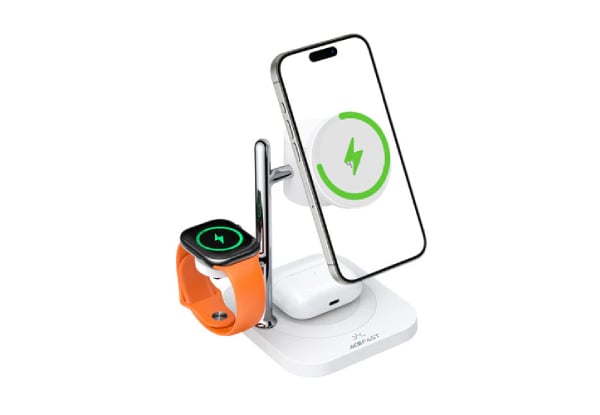 Acefast 32.5W Qi2 Premium 3-in-1 Magnetic Wireless Charger with Night Ambient Light — photo 3