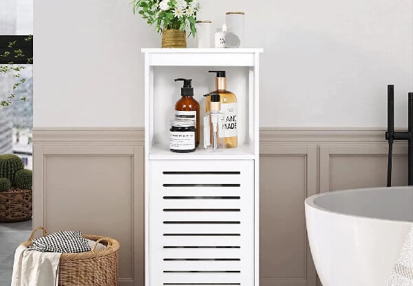 Freestanding Bathroom Storage Cabinet — photo 2