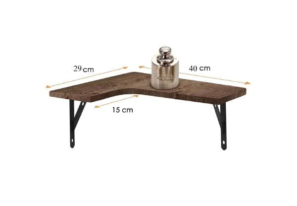 Three-Piece Corner Floating Shelves Set — photo 4