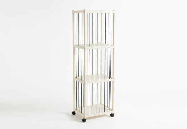 Three-Tier Plush Toy Storage Rack with Wheels — photo 2