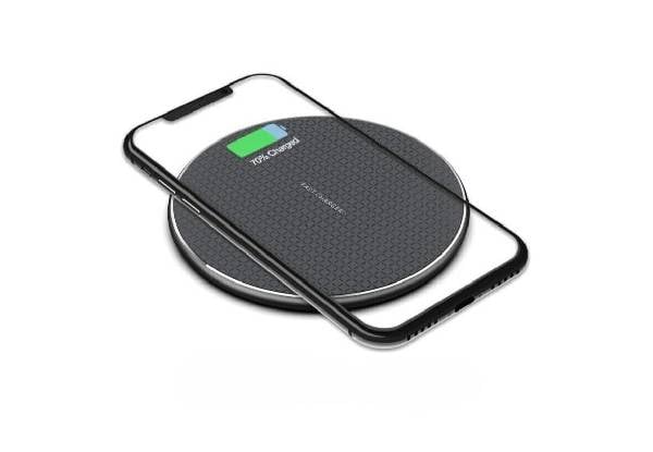 Titan Wireless Fast Charger Compatible with iPhone & Android - Black
