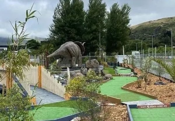 Dinosaur Mini Golf at Jurassic Adventure Christchurch from $14