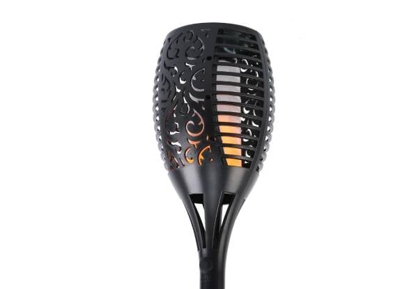 Four-Piece 12-LED Solar Power Flickering Torch Light — photo 3