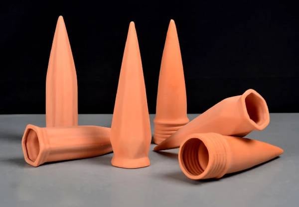 Six-Piece Terracotta Slow Release Plant Watering Spikes — photo 2