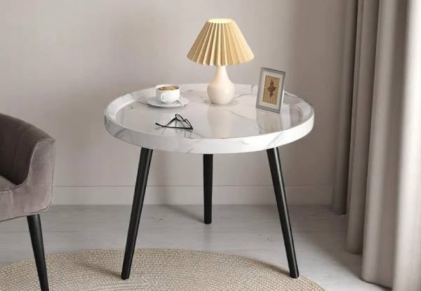 Round 50cm Coffee Table - Three Colours Available — photo 4