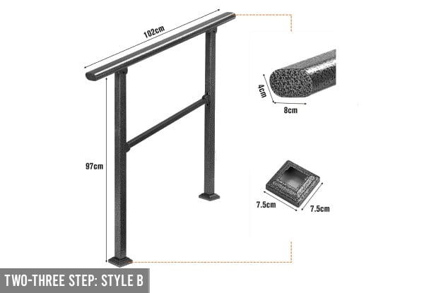Outdoor Stair Handrails - Available in Eight Options — photo 5