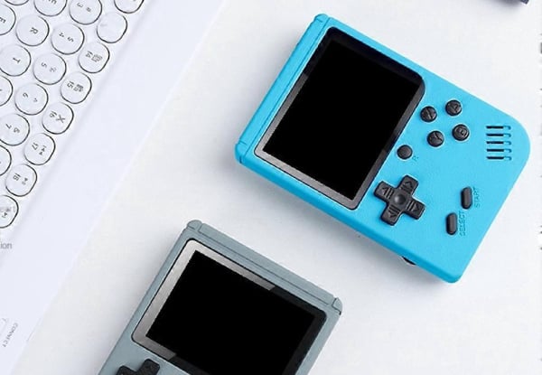 500 in 1 Handheld Gaming Console - Blue — photo 2