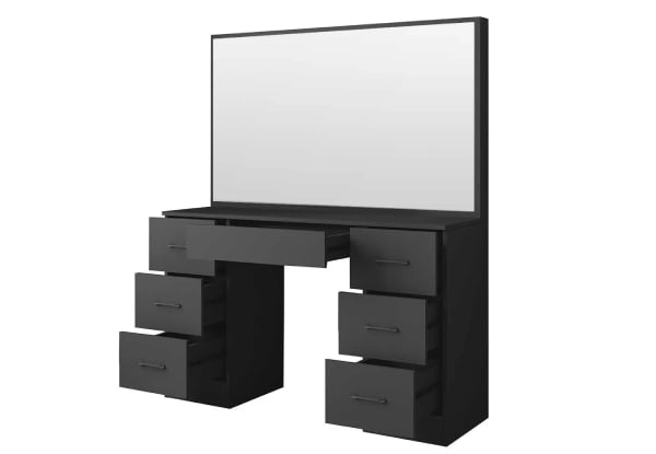 Vanity Dressing Table Set with Mirror & Drawers - Three Colours Available — photo 3