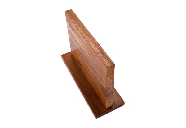 Double-Sided Wooden Magnetic Knife Block Holder — photo 3