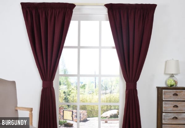 Thermal Pencil Franklin Pleat Curtain - Available in Two Colours & Six Sizes — photo 3