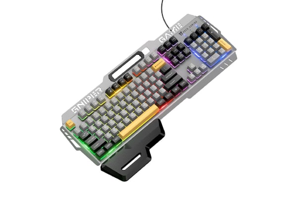 Hoco RGB Ergonomic Wired Gaming Keyboard with Wrist Rest — photo 8