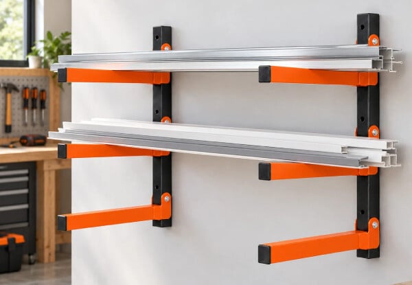 Three-Tier Wall-Mounted Foldable Storage Rack — photo 3