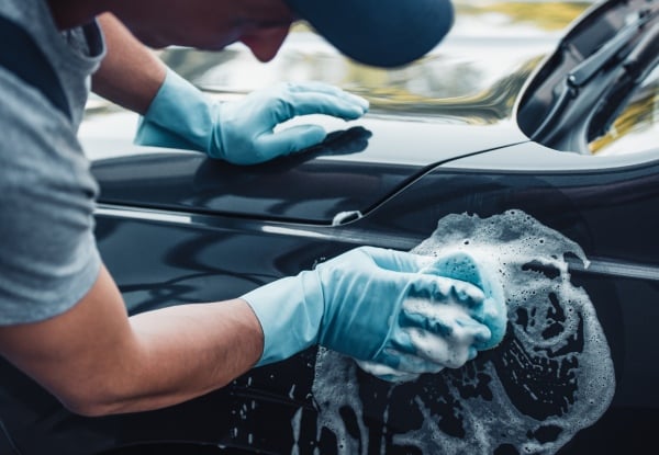 30-Minute Professional Car Hand Wash - Option for 45-Minute Dynamic Pro Wash, 2.5 Hour Dynamic Super Deluxe Wash or Interior Makeover (Mobile Service Special in Wellington Region)