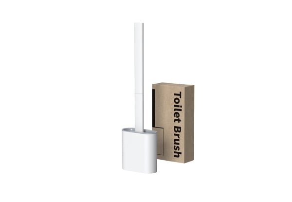 Silicone Toilet Brush with Holder - Three Colours Available — photo 2