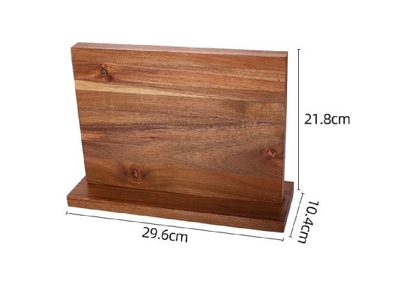 Double-Sided Wooden Magnetic Knife Block Holder — photo 5