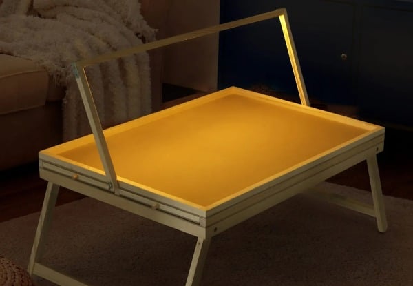 1000pcs Jigsaw Puzzle Table Board Tray with Four Drawers & Light Strip — photo 10