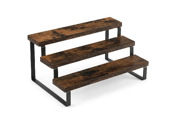 Three-Tier Industrial Countertop Display Stand — photo 3