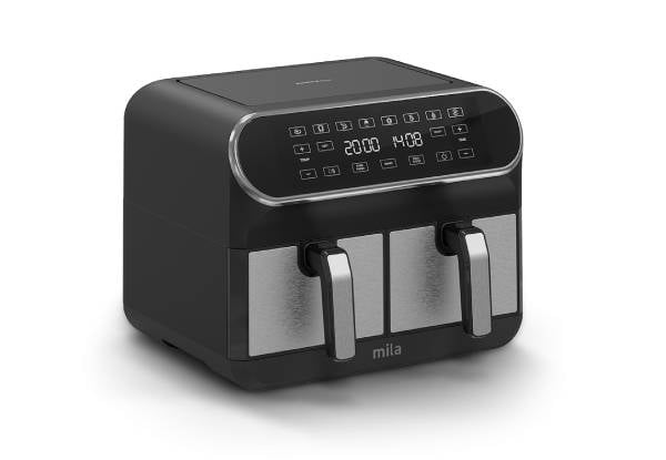 Mila EasyChef Dual 8L Dual Basket Air Fryer with Touch Control — photo 2