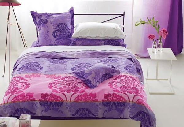 $49 for a Designers Guild Kashgar Amethyst Duvet Cover Set - Other Bedding Options Available