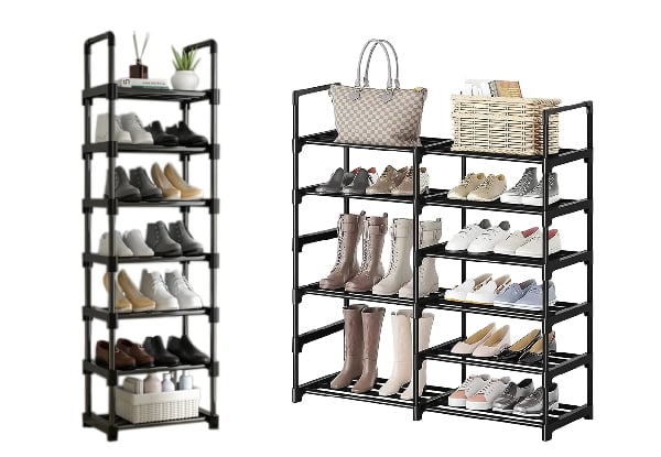 Large Capacity Shoe Rack Storage - Available in Three Sizes