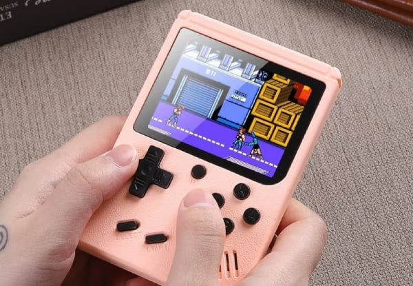 500 in 1 Handheld Gaming Console - Pink — photo 3