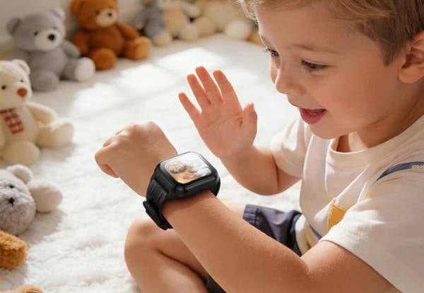 Nexus Kids Black Smart Watch 4G with GPS, Video Call, Parental Control & IPX7 — photo 3