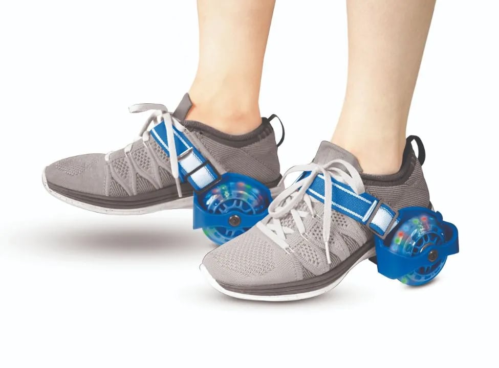 Zinc Street LED Skate Gliders with ABEC 5 Bearings - Blue — photo 3