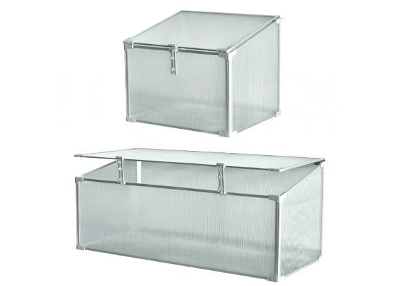 Mini Aluminium Frame Greenhouse with Roof Vent - Available in Two Sizes