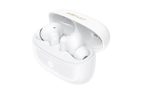 Acefast Premium Water-Resistant TWS White Earbuds with Deep Bass — photo 2