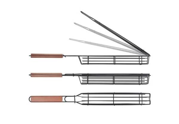 BBQ Grill Long Handle Basket — photo 2