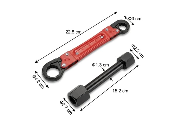 Plumbing Double-Ended Pipe Wrench Set — photo 3