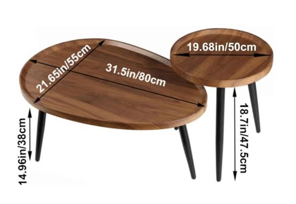 Nesting Coffee Table Set — photo 2