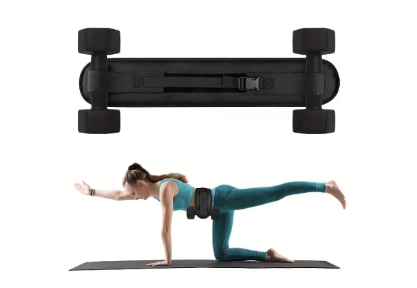 Glute Bridge Training Dumbbell Hip Belt — photo 2