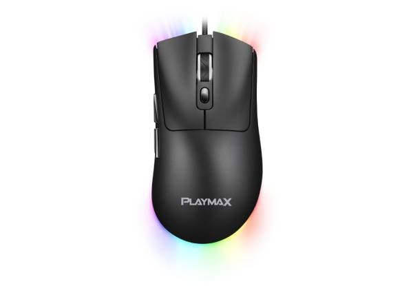 Playmax Black RGB Gaming Mouse & Mouse Mat Combo — photo 3