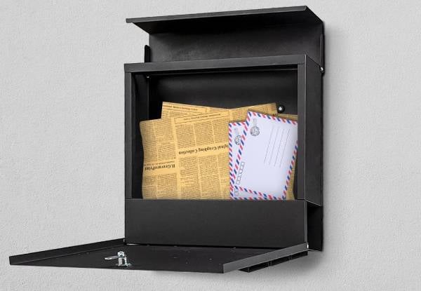 Large Capacity Mailbox with Newspaper Holder — photo 2