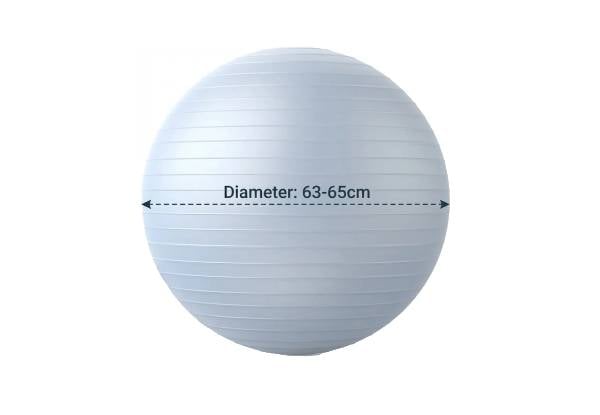 65cm Yoga Ball - Available in Two Colours — photo 4