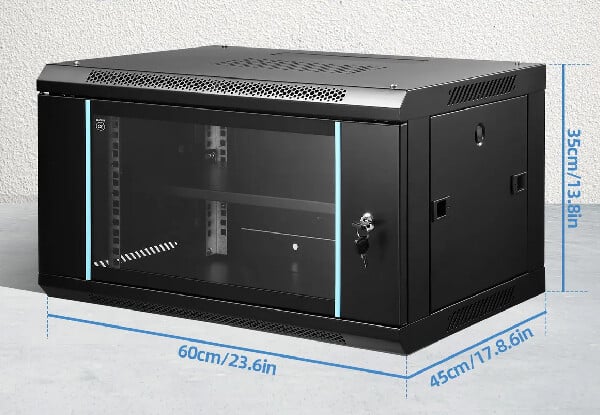 19-Inch Deep Wall-Mounted Network Server Cabinet - Available in Five Options — photo 8