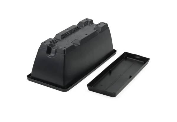 10-Pack 15L Rectangular Planter Box Set with Drainage Tray — photo 2
