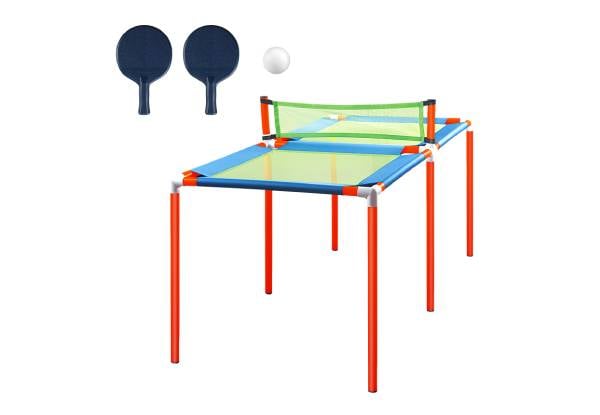 Portable Table Tennis Table Ping Pong Set with Paddles Rackets and Balls