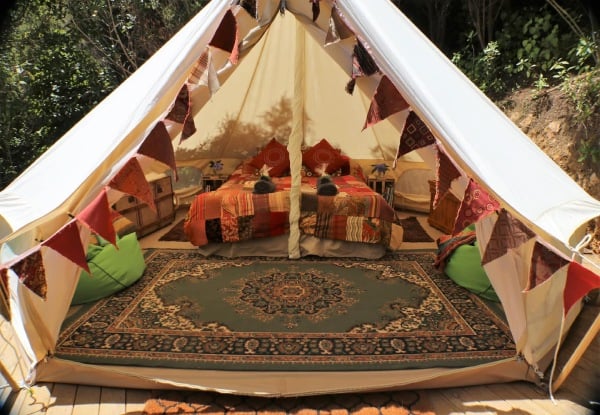 Escape, Unwind & Reconnect in Waihi with a Romantic Glamping Getaway for Two - Option for a Relaxing Two-Night Midweek or Weekend Retreat, Complete with a DIY Spa Pack & Late Checkout — photo 2
