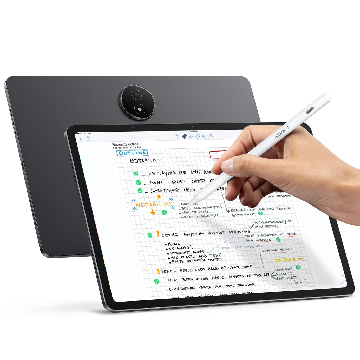 Acefast Universal Magnetic Active Touch Stylus Pen with Low Latency — photo 2