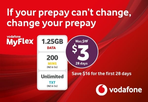 Get Over 80% off NZ’s Most Flexible Prepay Plan incl. SIM