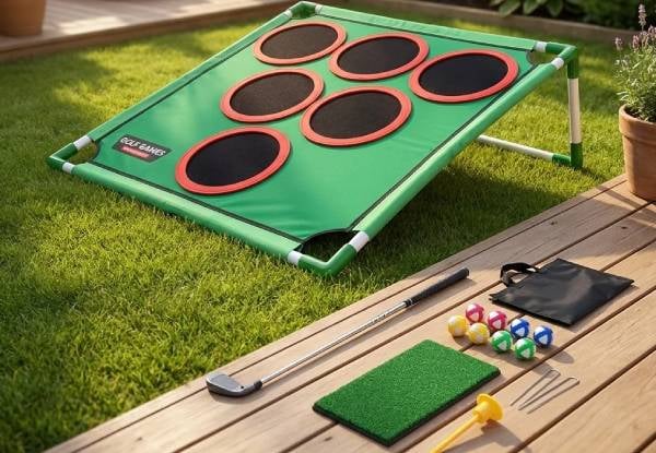 Golf Game Play Set incl. Hitting Mat & 20 Balls — photo 2