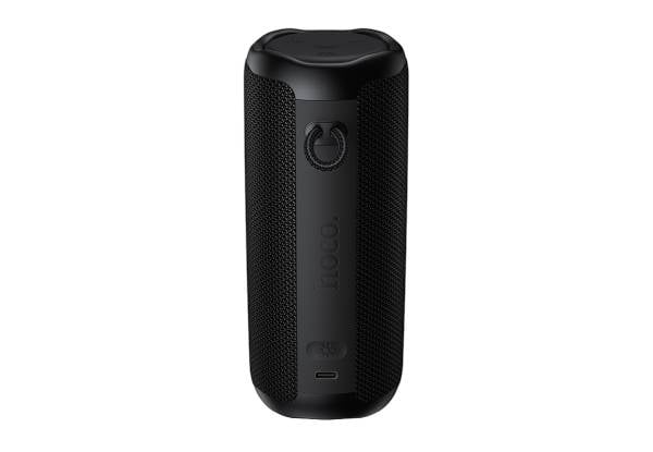 Hoco Bass+ RGB LED Bluetooth Speaker with FM - Black — photo 3