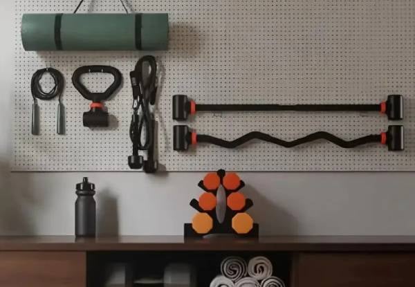 Adjustable Dumbbell Converter - Option for Curl or Straight Bar — photo 7