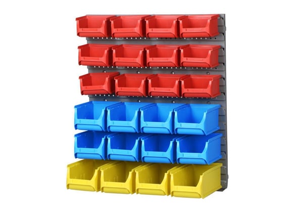 $36.90 for a 44-Piece Wall-Mounted Storage Bin Rack — photo 2