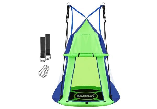 Kidbot 100cm Tree Swing Tent Set Hammock Chair for Kids Outdoor Play