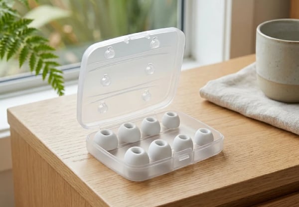 Four Pairs Silicone Ear Tips Compatible with Apple AirPods Pro 3 — photo 4